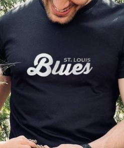 St. Louis Blues Starter x NHL Black Ice Black Cross Check Shirt