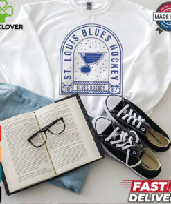 St. Louis Blues Uphill Stained Glass T Shirt