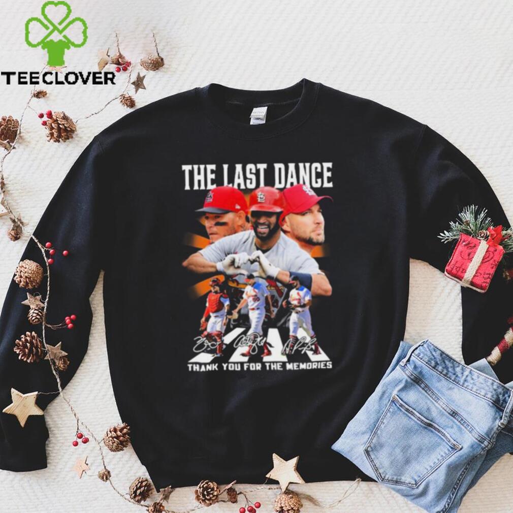 St. Louis Cardinals Abbey Road The Last Dance Thank You For The Memories  Signature Shirt - Teeclover