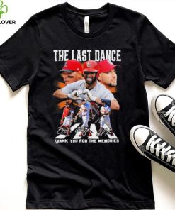 St. Louis Cardinals Abbey Road The Last Dance Thank You For The Memories Signature Shirt