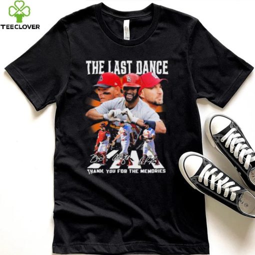 St. Louis Cardinals Abbey Road The Last Dance Thank You For The Memories Signature Shirt