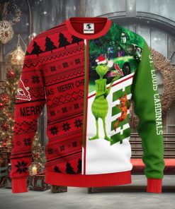 St. Louis Cardinals Grinch & Scooby doo Ugly Christmas Sweater For Sport Fans Christmas Gift
