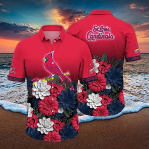 St. Louis Cardinals MLB Flower Hawaii Shirt And Thoodie, sweater, longsleeve, shirt v-neck, t-shirt For Fans