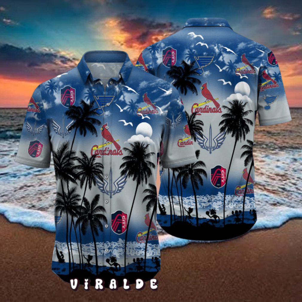 St. Louis Cardinals MLB Palm Tree Sports Hawaiian Shirt St. Louis Cardinals MLB Palm Tree Sports Hawaiian Shirt