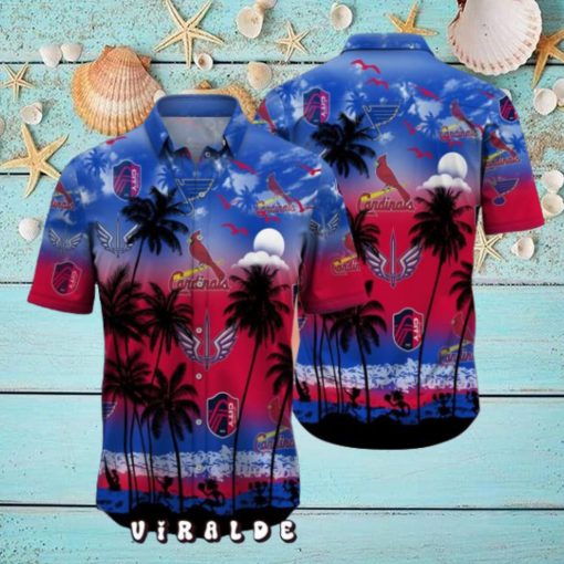 St. Louis Cardinals Sports Coconut Design Hawaiian Shirt