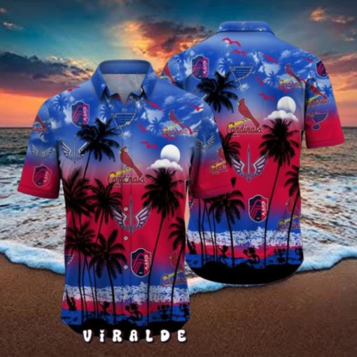 St. Louis Cardinals Sports Coconut Design Hawaiian Shirt