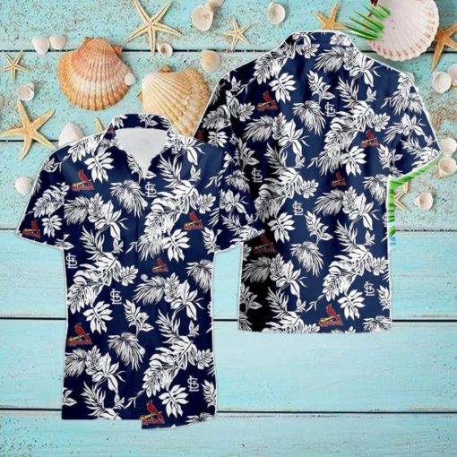 St. Louis Cardinals Tropical Leaf 3D Printed Hawaiian Shirt Beach Team Gift