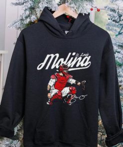 St. Louis Cardinals baseball Yadier Molina player St. Louis Molina signature gift shirt