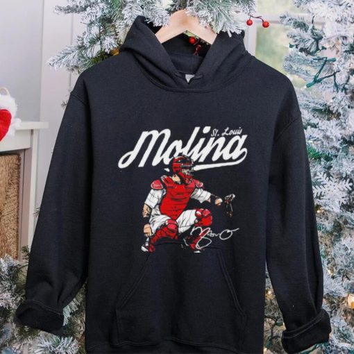 St. Louis Cardinals baseball Yadier Molina player St. Louis Molina signature gift hoodie, sweater, longsleeve, shirt v-neck, t-shirt