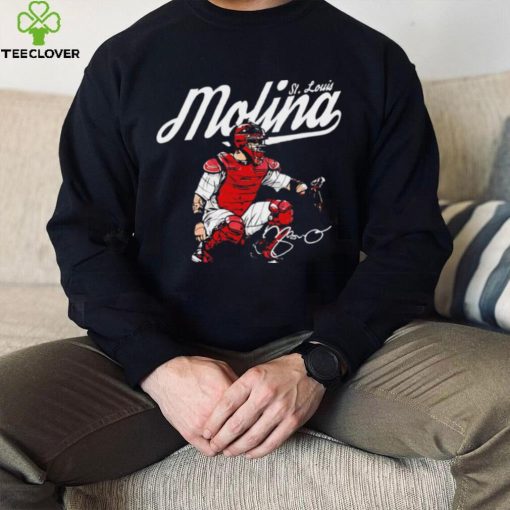 St. Louis Cardinals baseball Yadier Molina player St. Louis Molina signature gift hoodie, sweater, longsleeve, shirt v-neck, t-shirt