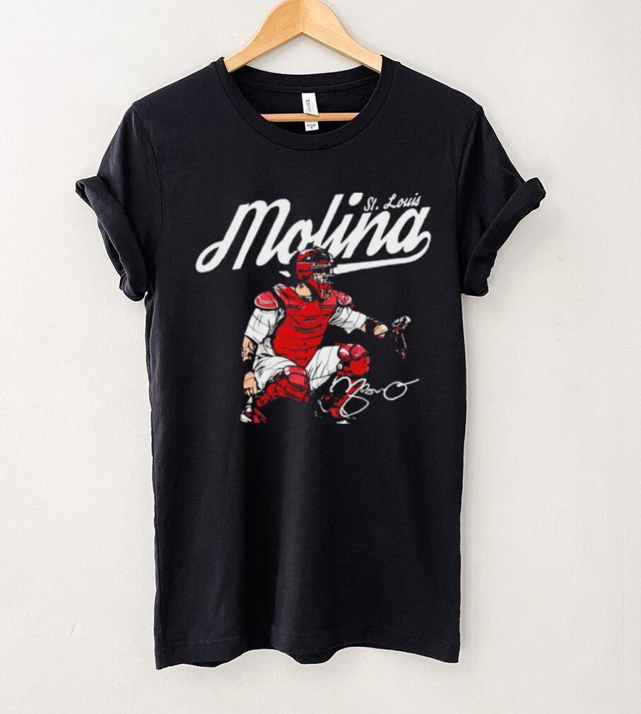 St. Louis Cardinals baseball Yadier Molina player St. Louis Molina  signature gift shirt - teejeep