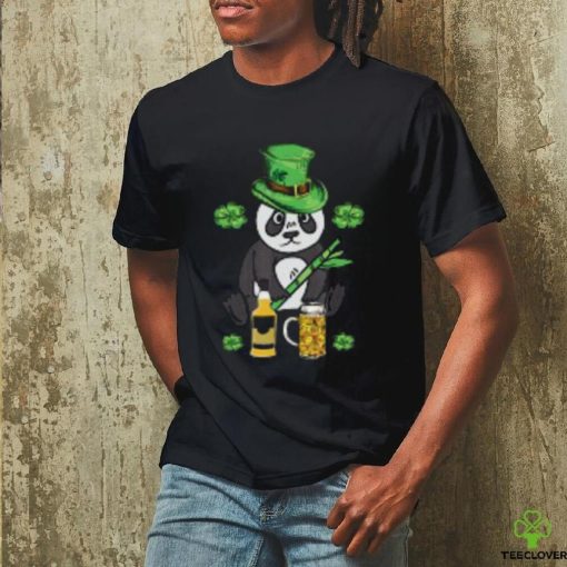 St. Patrick’S Day Irish Panda Whiskey And Beer Classic T Shirt