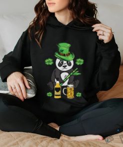St. Patrick'S Day Irish Panda Whiskey And Beer Classic T Shirt
