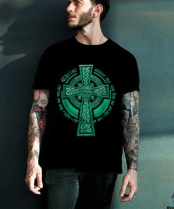 St. Patrick's Breastplate Lorica Prayer Catholic Irish Cross T Shirt