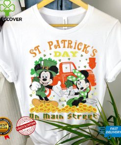 St. Patrick’s day Mickey and Minnie on main street shamrocks shirt