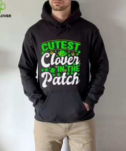 St. Patrick’s day cutest clover in the patch shamrocks shirt