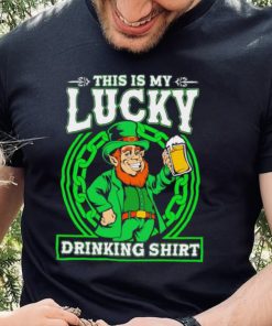 St. Patrick’s day this is my lucky drinking Leprechaun beer shirt