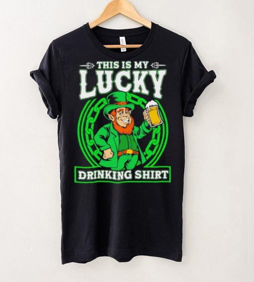 St. Patrick’s day this is my lucky drinking Leprechaun beer shirt