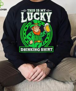 St. Patrick’s day this is my lucky drinking Leprechaun beer shirt
