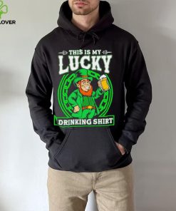 St. Patrick’s day this is my lucky drinking Leprechaun beer shirt