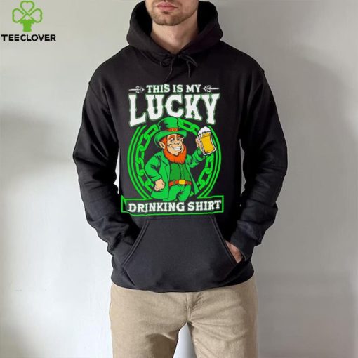 St. Patrick’s day this is my lucky drinking Leprechaun beer shirt