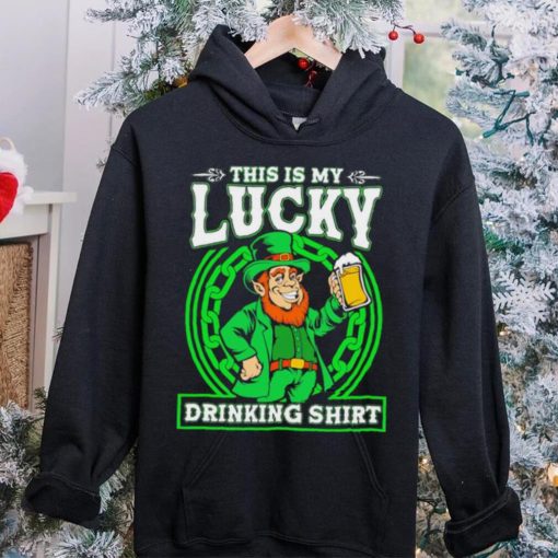 St. Patrick’s day this is my lucky drinking Leprechaun beer shirt