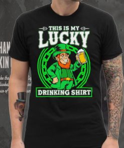 St. Patrick’s day this is my lucky drinking Leprechaun beer shirt