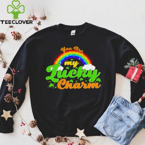St. Patrick’s day you are my lucky charm rainbow shamrocks shirt