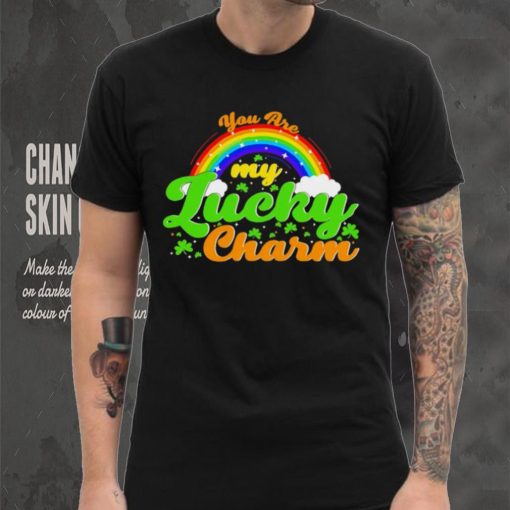 St. Patrick’s day you are my lucky charm rainbow shamrocks shirt