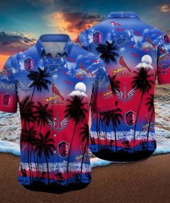 St.Louis Sports Palm Tree Hawaiian Shirt