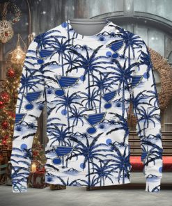 St.LouisBlues Champions Sports Coconut Patterns 2023 Ugly Xmas Sweater AOP