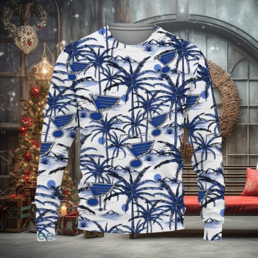 St.LouisBlues Champions Sports Coconut Patterns 2023 Ugly Xmas Sweater AOP