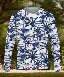 St.LouisBlues Champions Sports Coconut Patterns 2023 Ugly Xmas Sweater AOP