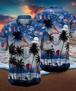 St.louis Sports Palm Tree Summer Hawaiian Shirt
