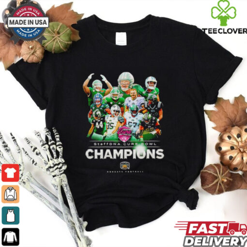 Staffdna Cure Bowl Champions Ohio Bobcats football players shirt for Fan