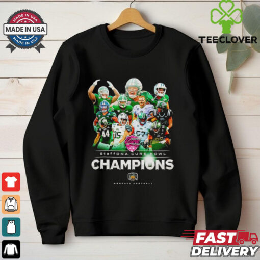 Staffdna Cure Bowl Champions Ohio Bobcats football players shirt for Fan