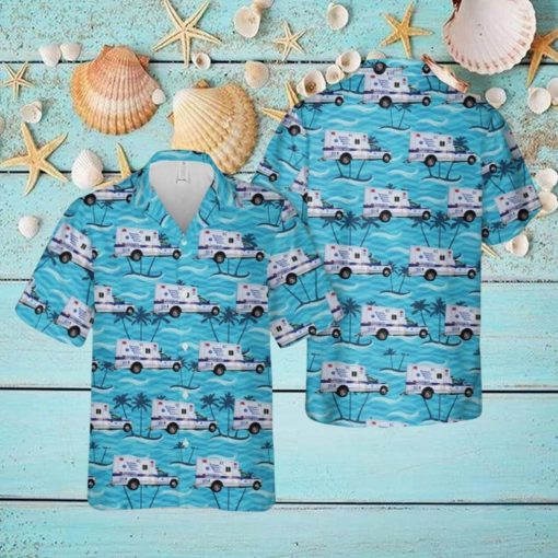 Stamford EMS Hawaiian Shirt Aloha Summer Beach Shirt