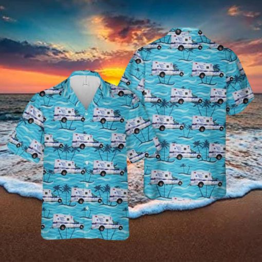 Stamford EMS Hawaiian Shirt Aloha Summer Beach Shirt