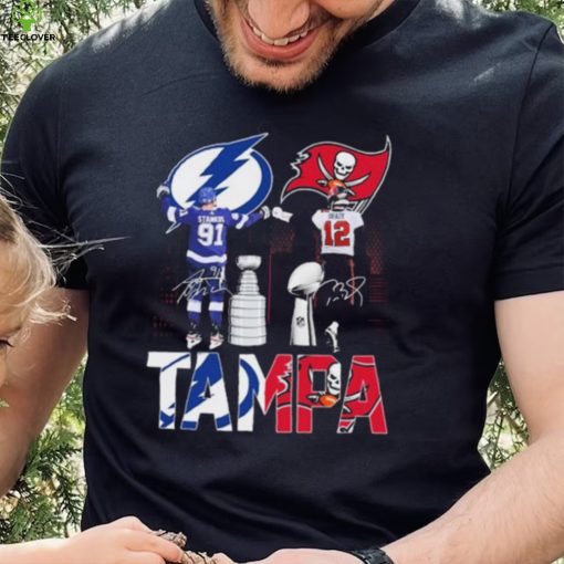 Stamkos 91 And Brady12 Tampa City Sports Shirt