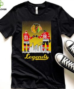 Stan Mikita and Patrick Kane Chicago Blackhawks Legends signatures shirt