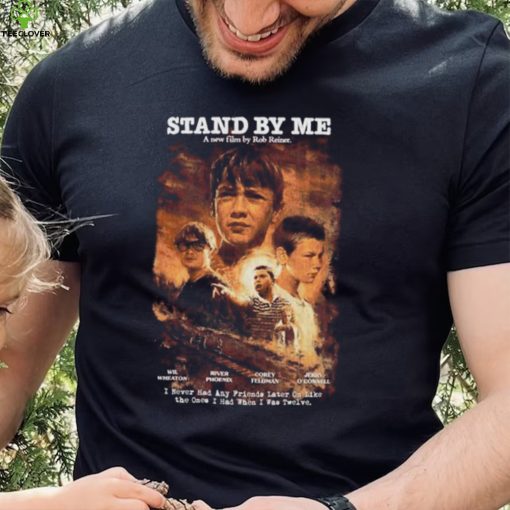 Stand By Me Distressed 80s Cult River Phoenix Shirt