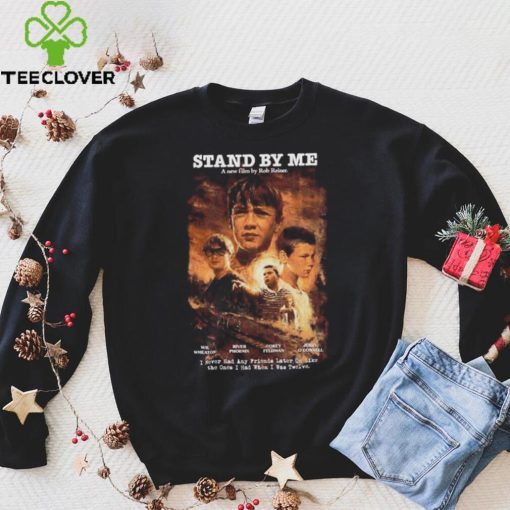 Stand By Me Distressed 80s Cult River Phoenix Shirt