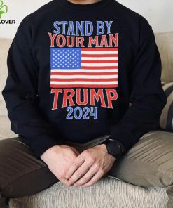 Stand By Your Man Trump 2024 American Flag Shirt