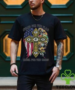 Stand For The Flag Kneel For The Cross Green Bay Packers T shirt 1 Stand For The Flag Kneel For The Cross Green Bay Packers T shirt