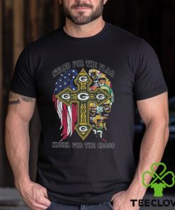 Stand For The Flag Kneel For The Cross Green Bay Packers T shirt 2 Stand For The Flag Kneel For The Cross Green Bay Packers T shirt