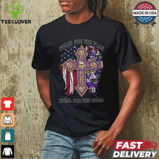 Stand For The Flag Kneel For The Cross Minnesota Vikings Shirt