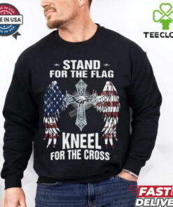 Stand For The Flag Kneel For The Cross Philadelphia Eagles Graphic T Shirt