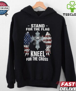 Stand For The Flag Kneel For The Cross Philadelphia Eagles Graphic T Shirt
