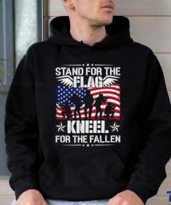 Stand for the flag kneel for the fallen veterans t shirt