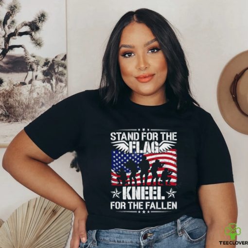 Stand for the flag kneel for the fallen veterans t hoodie, sweater, longsleeve, shirt v-neck, t-shirt